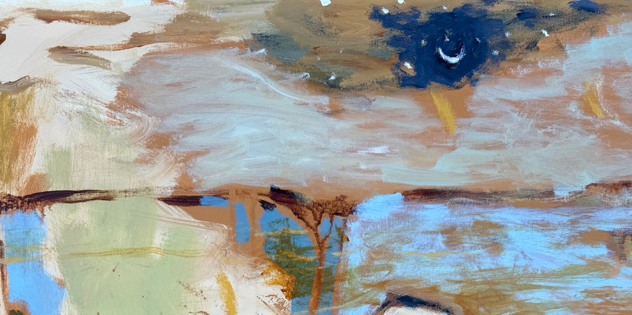 Warm Stones At Sundown - Original Artwork