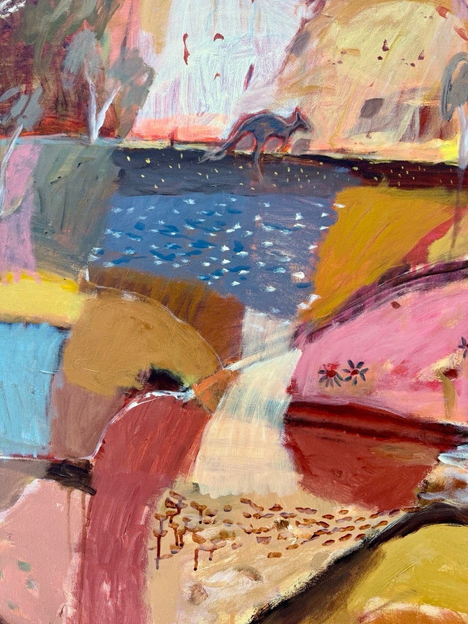 Tracks To The Billabong - Original Art