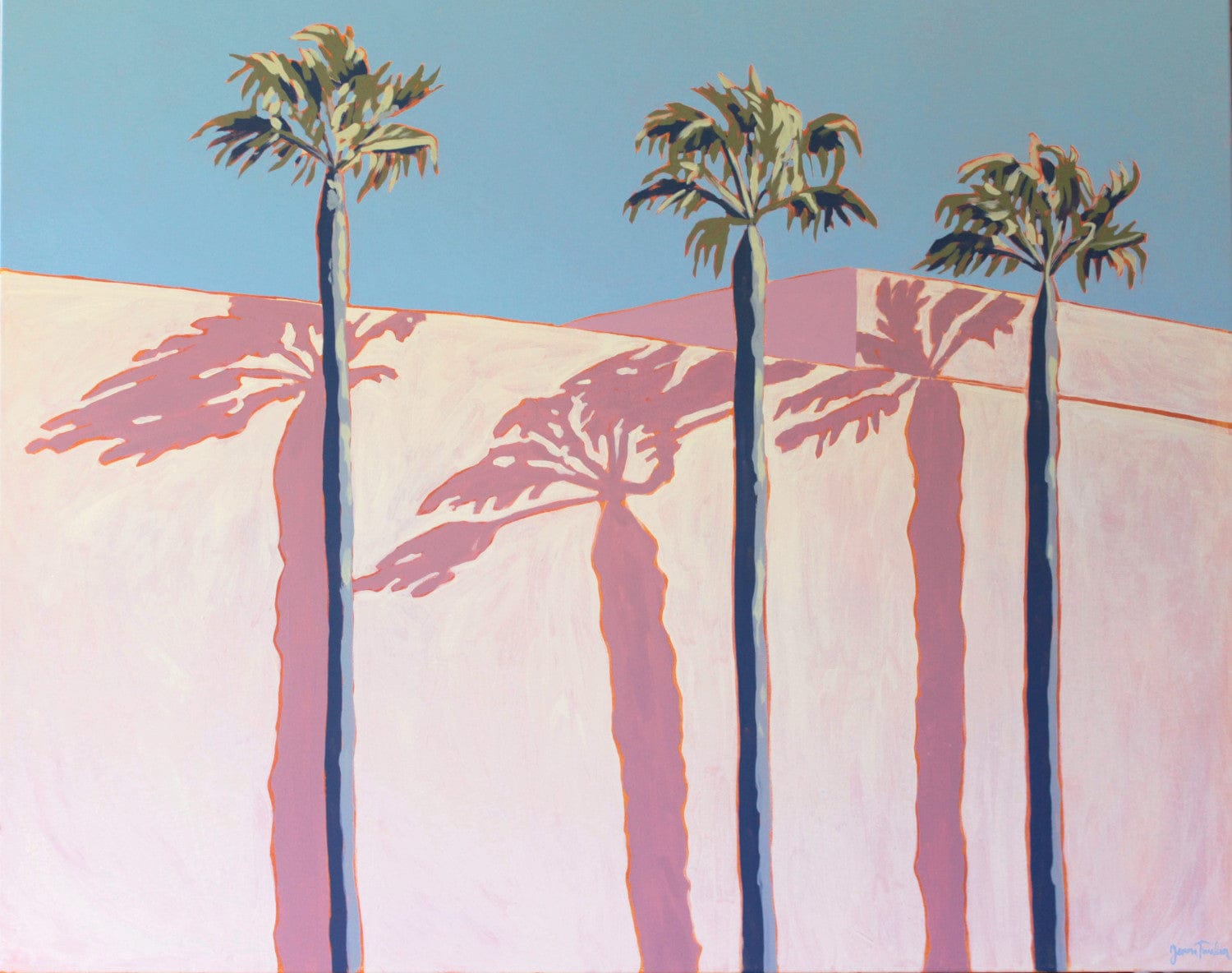 In A Row - Original Artwork