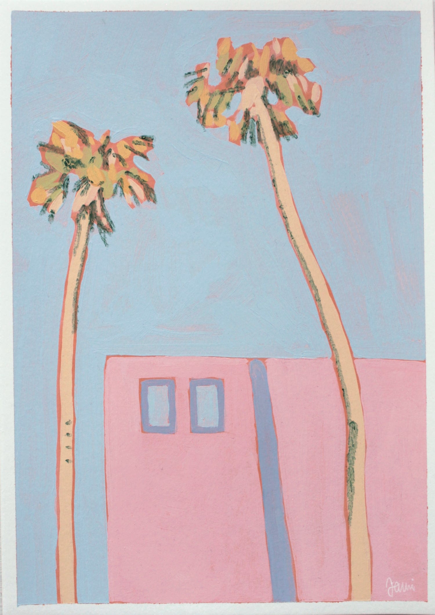 La Palm Trees 2 - Original Artwork