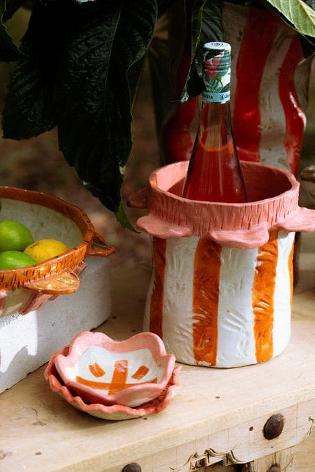 Ice / Flower Bucket - 'Oriental Apple'