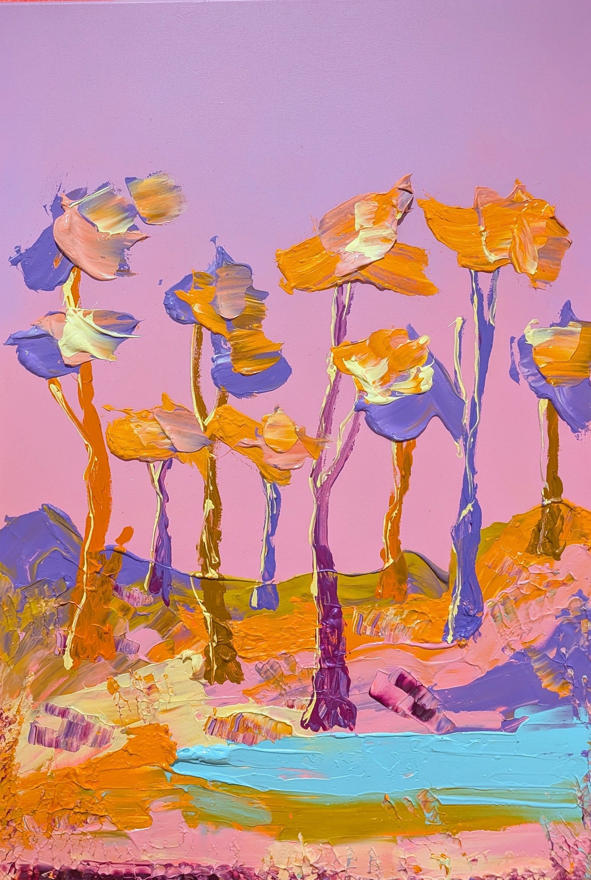 Sienna Trees - Original Art