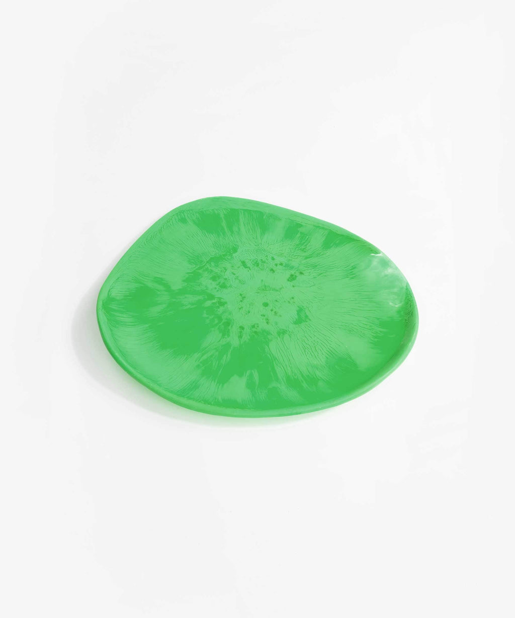 Resin Pebble Plate - Leaf