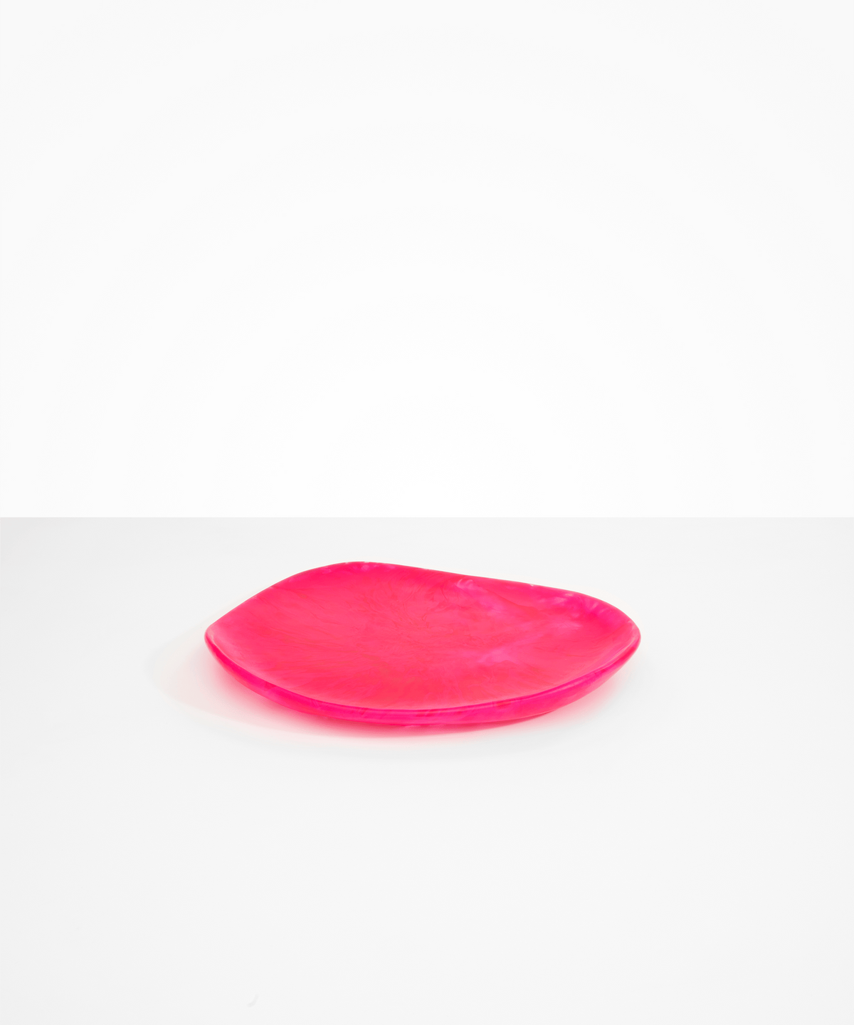 Resin Pebble Plate - Flamingo