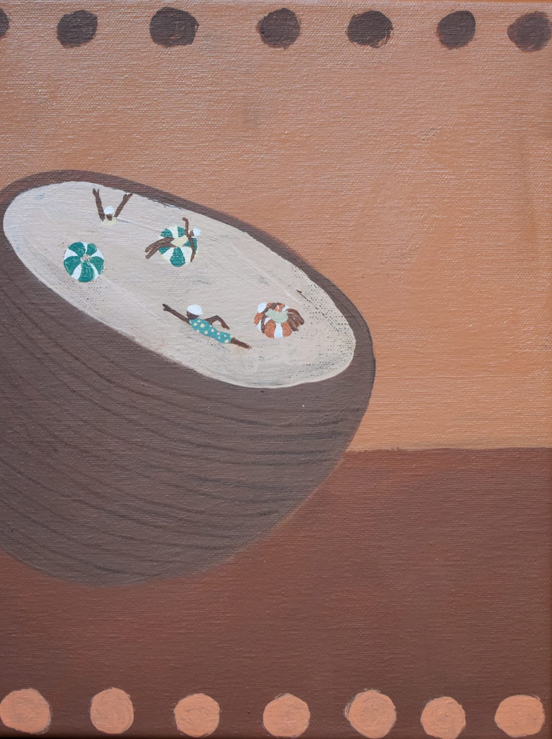 Dive Right In - Original Art