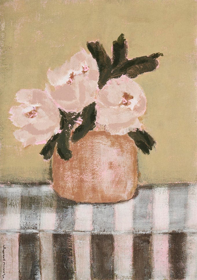 Pink Flowers I - Limited Edition Print