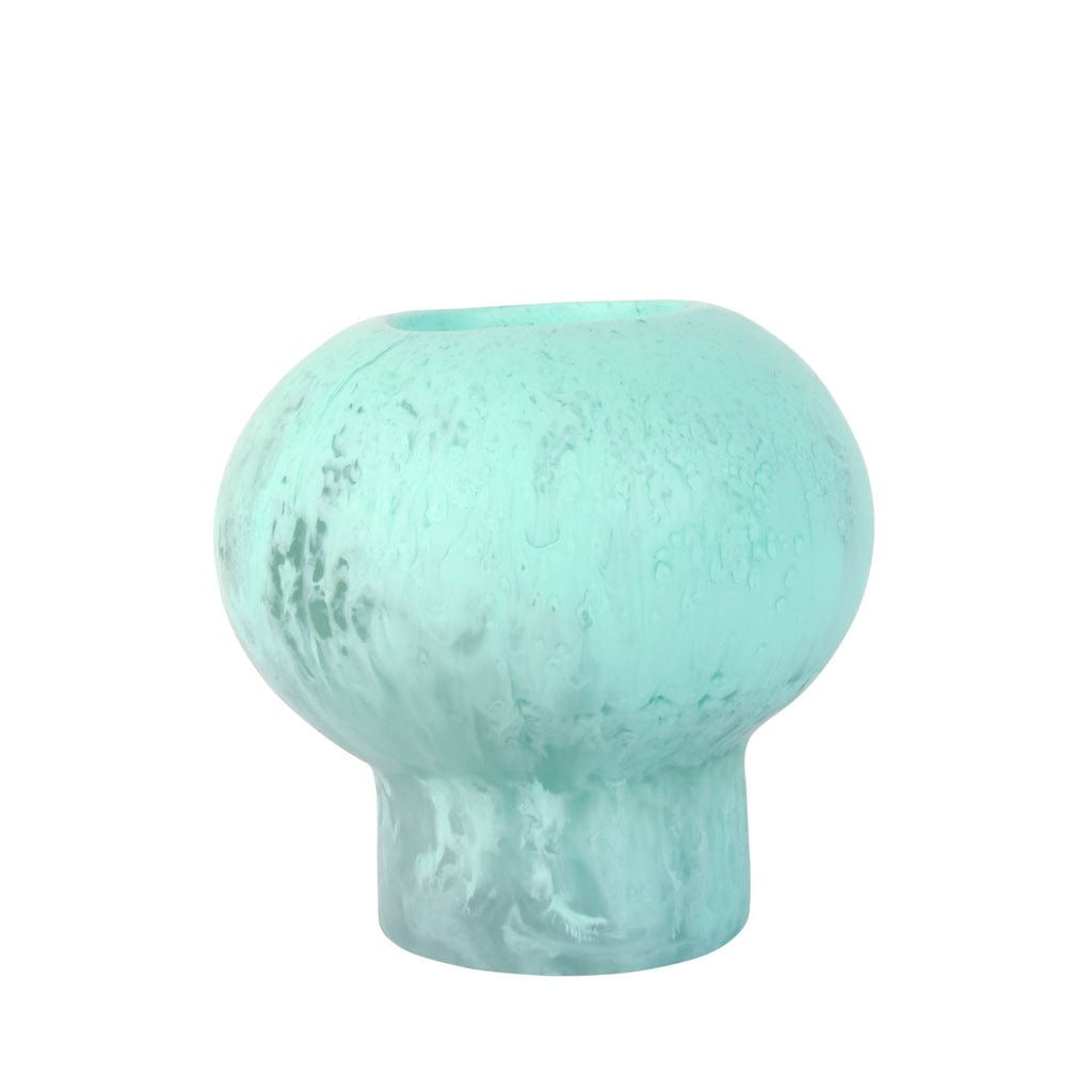 Round Pearl Vase- Mint