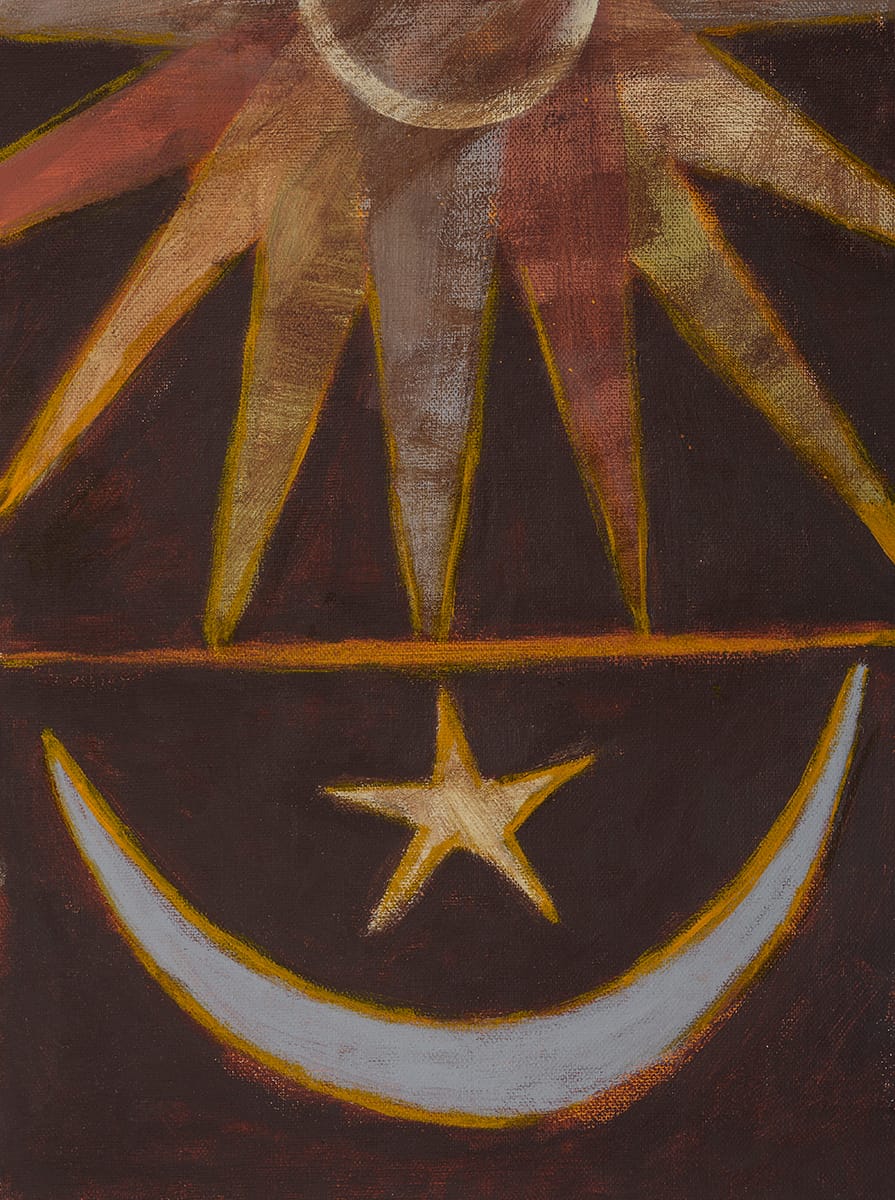 Sabi Sun Salutations 1 - Original Painting