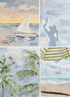 Sail, Sun, Sand & Surf  - Original Painting