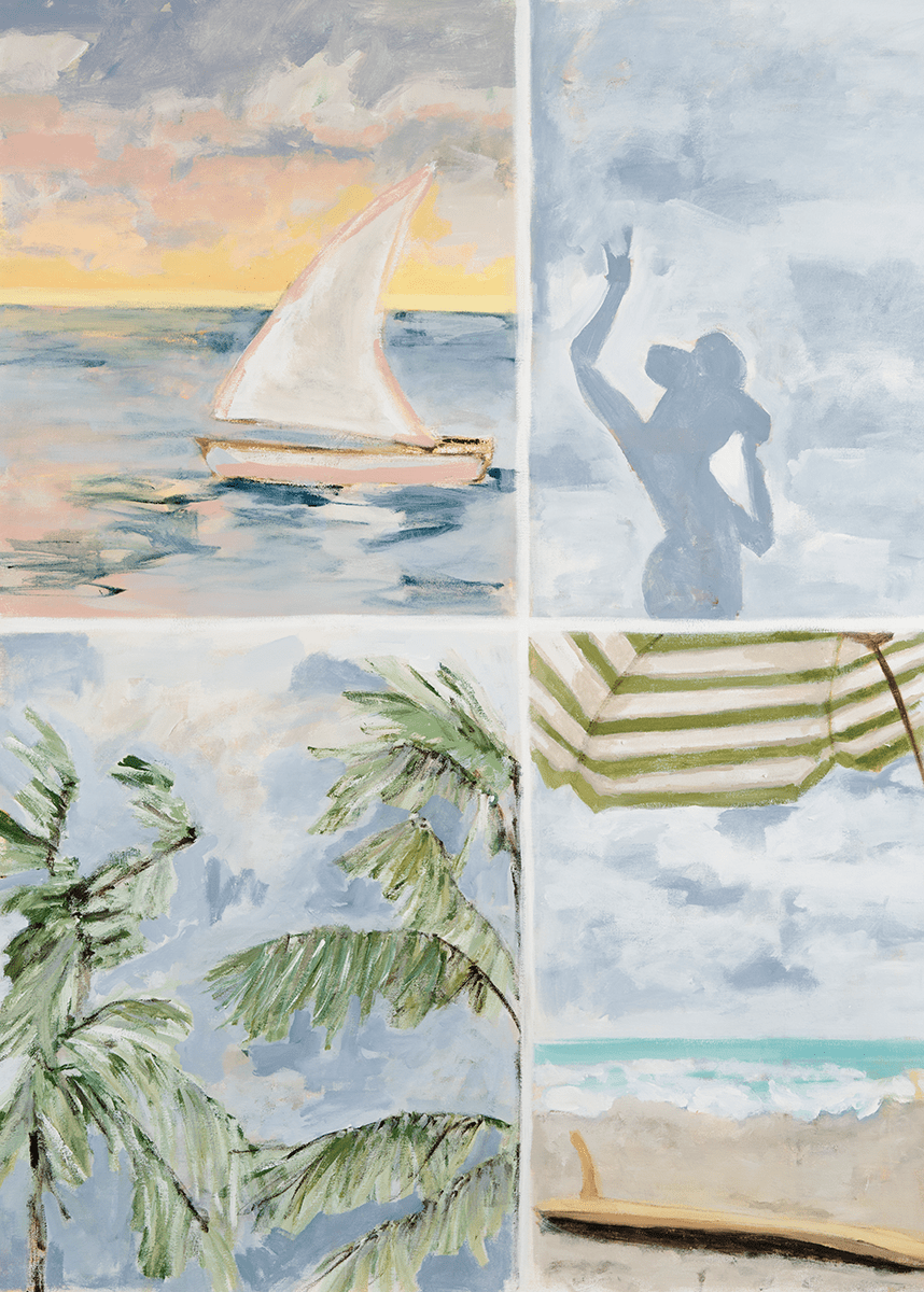 Sail, Sun, Sand & Surf  - Original Painting