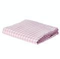 Lilac Gingham – Linen Fitted Sheet-Bedding-Greenhouse-Greenhouse Interiors Pty Ltd