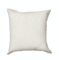 Ginger Pinstripe – Linen Euro Pillowcase Set-Bedding-Greenhouse-Greenhouse Interiors Pty Ltd