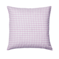 Lilac Gingham – Linen Euro Pillowcase Set-Bedding-Greenhouse-Greenhouse Interiors Pty Ltd