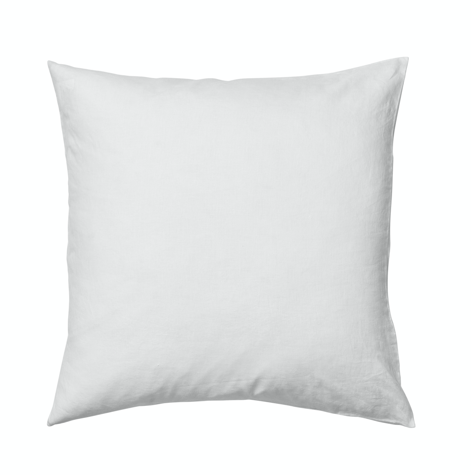 White – Linen Euro Pillowcase Set