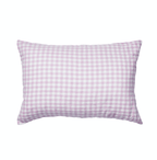 Lilac Gingham – Linen Pillowcase Set