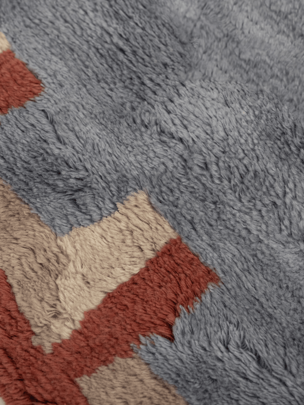 Stillwater Silver Blue Washable Wool Fine Cut Pile Rug