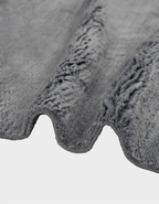 Stillwater Silver Blue Washable Wool Fine Cut Pile Rug
