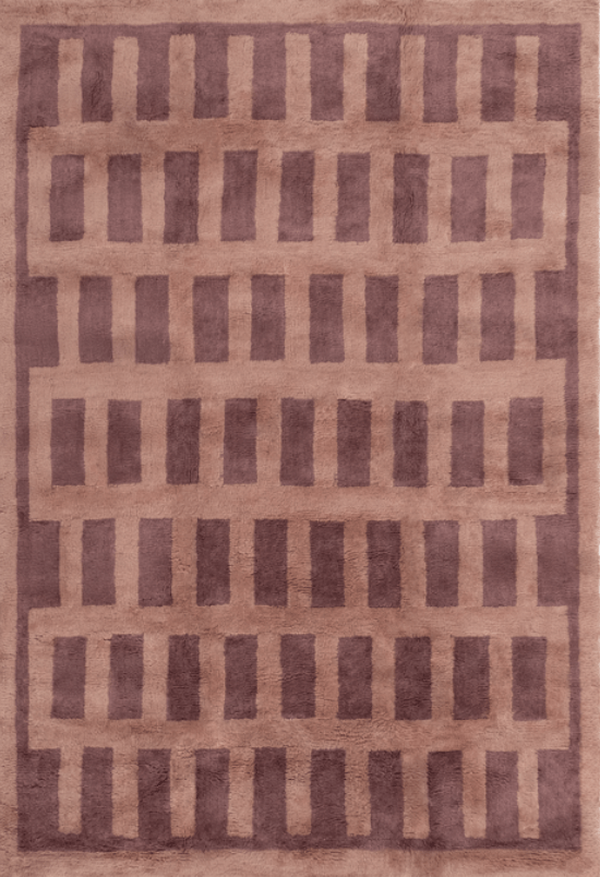 Tasman Brown Washable Wool Fine Cut Pile Rug