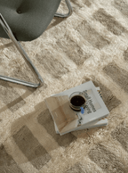Tasman Neutral Washable Wool Fine Cut Pile Rug