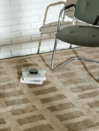 Tasman Neutral Washable Wool Fine Cut Pile Rug