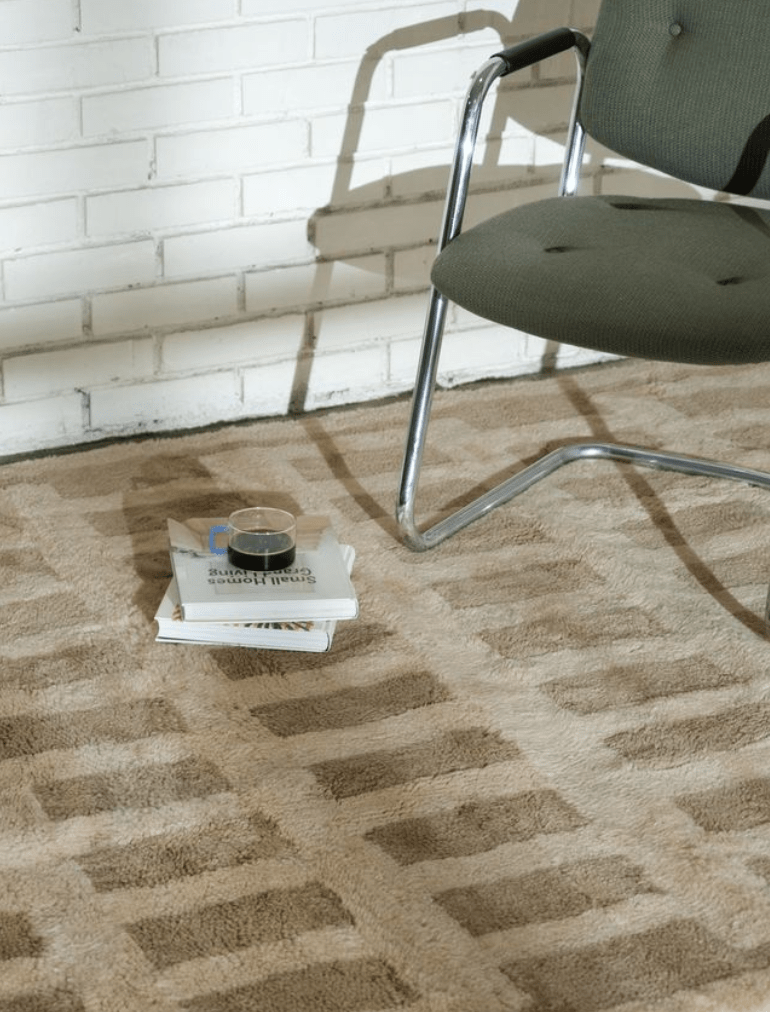 Tasman Neutral Washable Wool Fine Cut Pile Rug