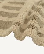 Tasman Neutral Washable Wool Fine Cut Pile Rug