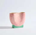 Ipanema Pink Wide Vase-Vases & Vessels-KAS-Greenhouse Interiors Pty Ltd