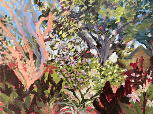 View From The Gallery 2 - Original Art-Original Art-Linzie Joanne-Greenhouse Interiors Pty Ltd