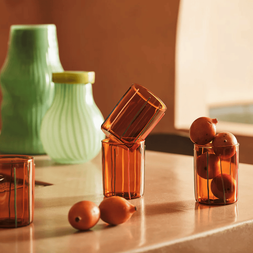 Frances Small Vase - Green-Vases & Vessels-KAS-Greenhouse Interiors Pty Ltd