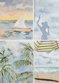 Sail, Sun, Sand & Surf  - Original Painting-Original Art-Marcia Priestley-Greenhouse Interiors Pty Ltd
