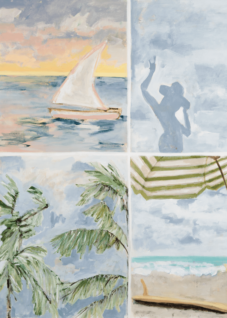 Sail, Sun, Sand & Surf  - Original Painting