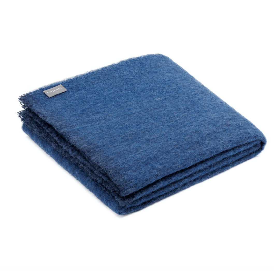 Alpaca Throw - Atlantic