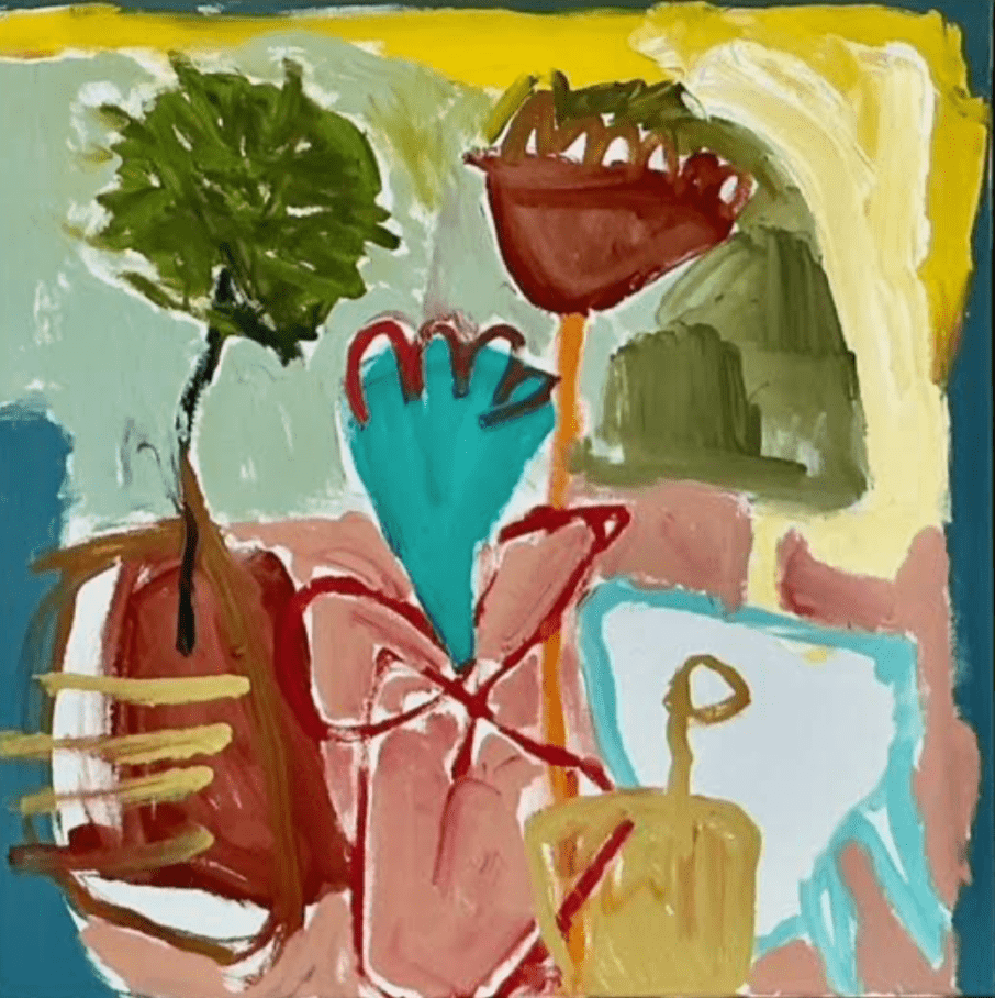 Still Life With Beach View - Original Art