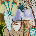 Still Life With Run Away Pot - Original Art-Original Art-Margie Delahunty Spencer-Greenhouse Interiors Pty Ltd