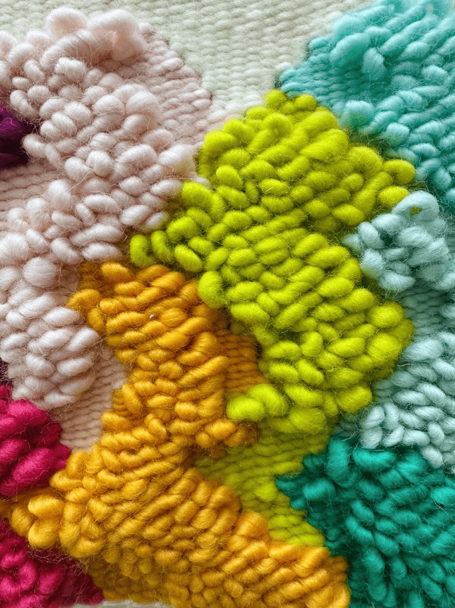 Rainbow Lands Mini 9 - Handwoven Art