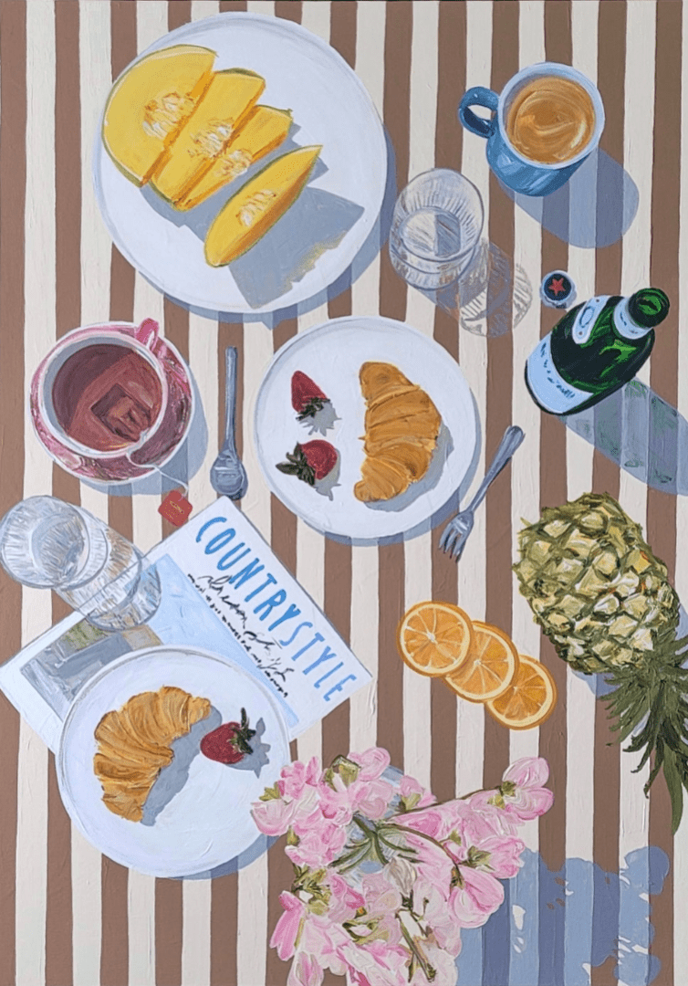 A Cozy Breakfast - Original Art