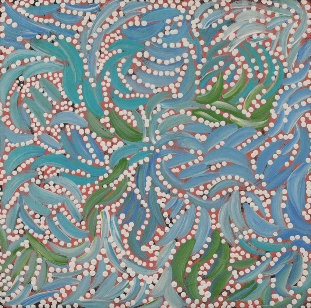 Purrpalanji (Skinny Bush Banana) Jukurrpa (30 x 30cm) - Original Art