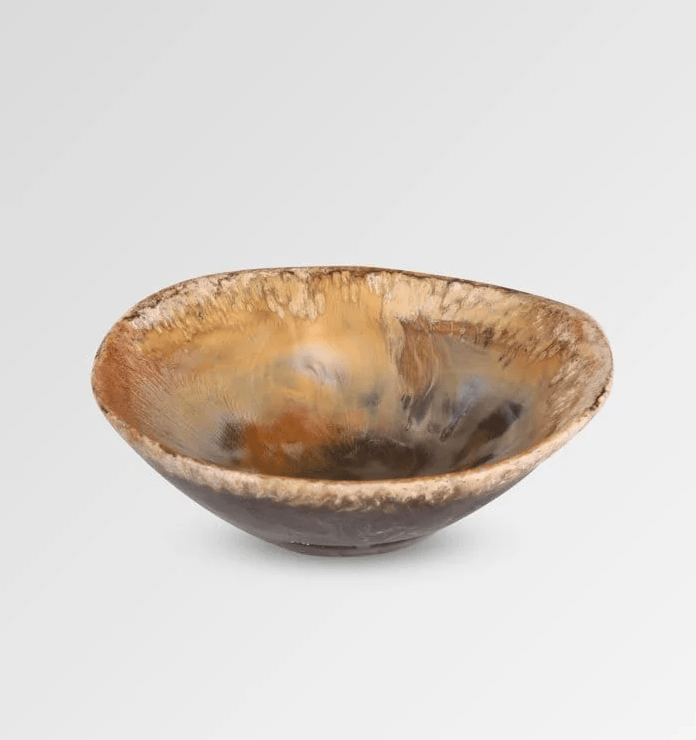 Resin Flow Soy Dish - Dark Horn