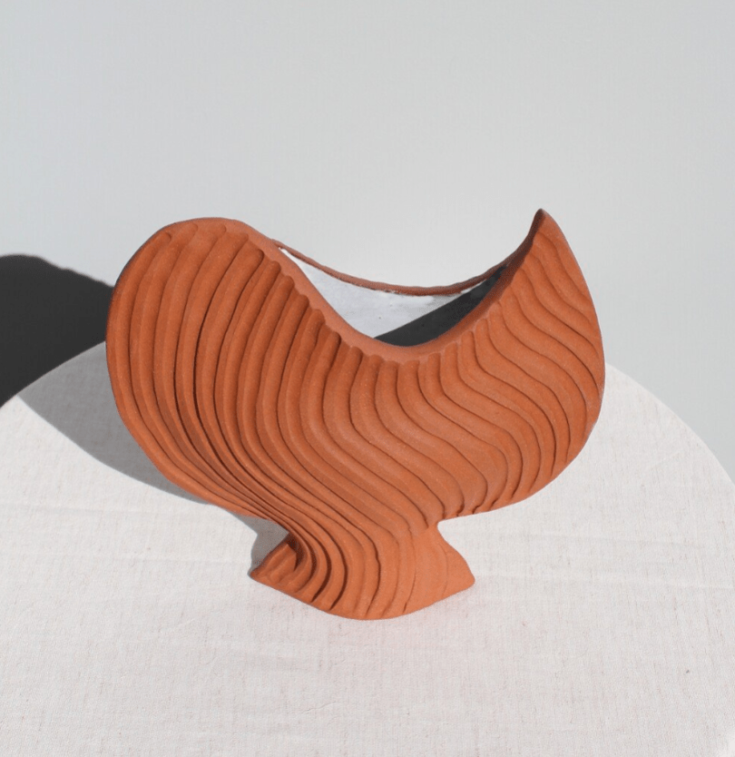 Carved Terracotta Vessel