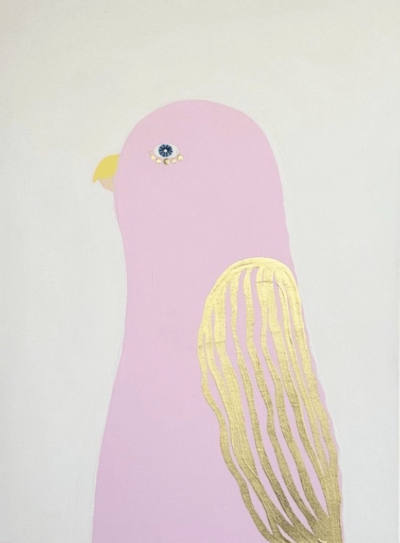 Golden Wings (Facing Left) - Original Art