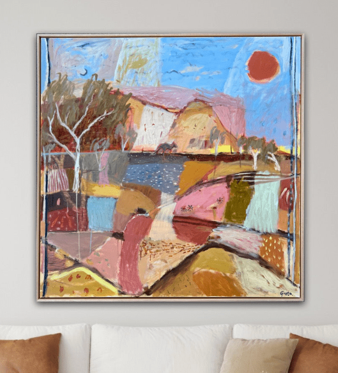Tracks To The Billabong - Original Art