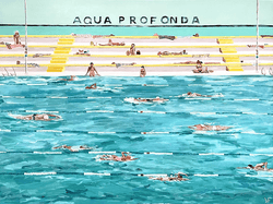 Aqua Profonda - Limited Edition Print-Prints-Janey Forbes-Greenhouse Interiors Pty Ltd
