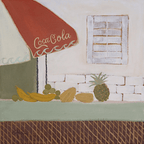 At The Market - Original Art