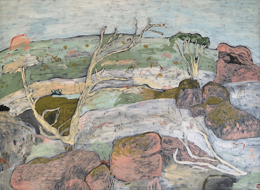 Rodgers Sundowners On Mt Alexander - Original Art