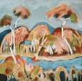 Guardians Of The Outback - Original Art-Original Art-Ann Rayment-Greenhouse Interiors Pty Ltd