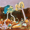 Standing Guard - Original Art-Original Art-Ann Rayment-Greenhouse Interiors Pty Ltd