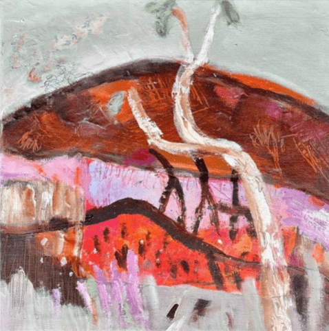 Watching Over Country (Diptych) - Original Art