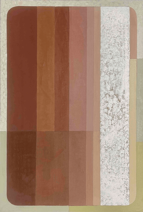 Crimson Rust Ombre - Original Artwork