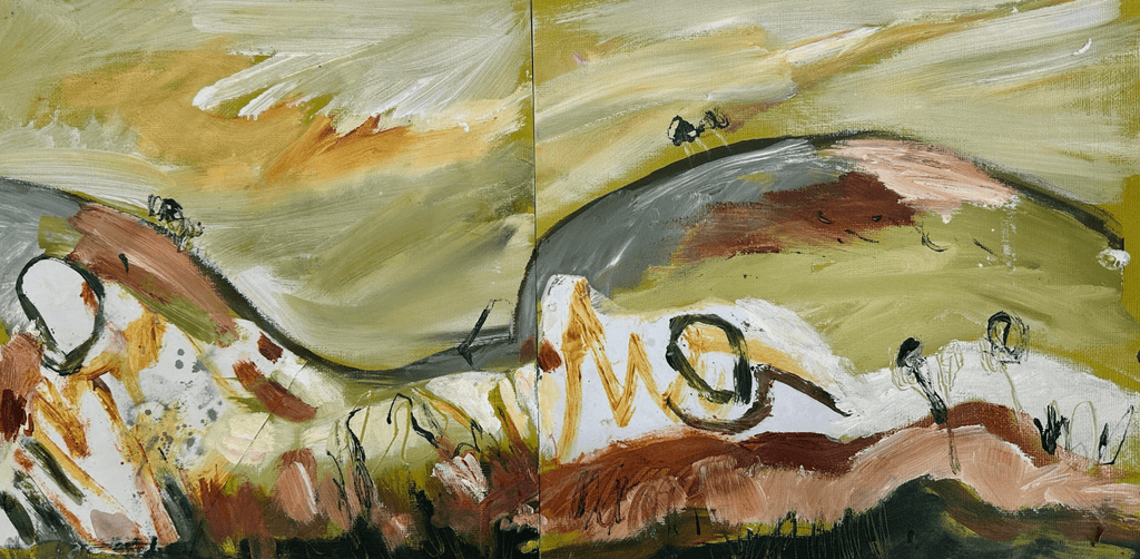 Hills Are Alive (Diptych) - Original Art