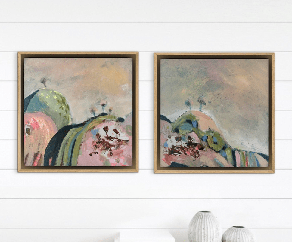 Happy On The Hill 1 - Original Art